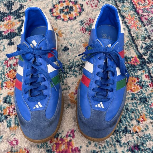 Adidas‎ Vintage Blue Samba Millennium World Cup Shoes Italy Men’s Size 10 - Picture 3 of 10
